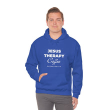 Load image into Gallery viewer, Jesus, Therapy, Coffee, Hoodie, Hooded Sweatshirt, Christian, Therapist, Proverbs 31, Unisex