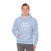 Load image into Gallery viewer, Jesus, Therapy, Coffee, Hoodie, Hooded Sweatshirt, Christian, Therapist, Proverbs 31, Unisex