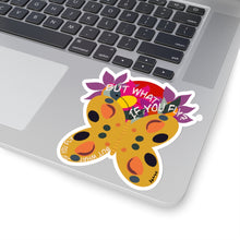 Load image into Gallery viewer, What if You Fly Sticker | Floral Sticker - Butterfly Sticker - Planner - Encouragement - Kiss cut Sticker - laptop decal - funny sticker