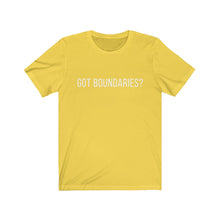Load image into Gallery viewer, Got Boundaries Jersey Short Sleeve Tee