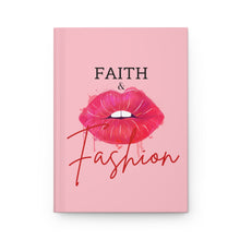 Load image into Gallery viewer, Faith and Fashion Journal| Fashionista | Pink Journal | Christian Gift | Black Girl |Black Girl Magic | Hardcover Journal |