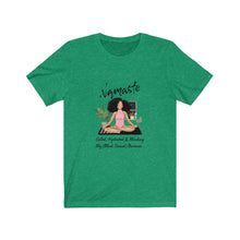 Load image into Gallery viewer, Namaste Minding My Business| Yoga | Black Girl Yogi | Melanin |Natural Hair Gift| Black Girl |Black Girl Magic | African American Tshirt |