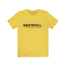 Load image into Gallery viewer, GrateFULL Jersey Short Sleeve Tee