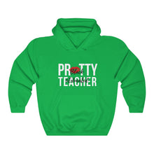 Load image into Gallery viewer, Black and Educated, Black Teacher Hooded Sweatshirt, Hoodie, Black Teachers Matter, Proud Black Teacher, Melanated and Edu