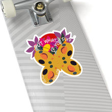 Load image into Gallery viewer, What if You Fly Sticker | Floral Sticker - Butterfly Sticker - Planner - Encouragement - Kiss cut Sticker - laptop decal - funny sticker