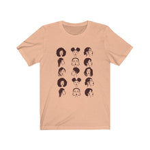 Load image into Gallery viewer, Natural Hair Jersey Short Sleeve Tee