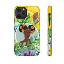 Load image into Gallery viewer, Black Girl Magic Phone Case| Iphone and Samsung Cell Phones | Gardener Phone Case | Black Girl Plants | Black Woman Phone Case
