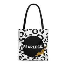 Load image into Gallery viewer, Fearless Leopard Print Shopping and Tote Bag