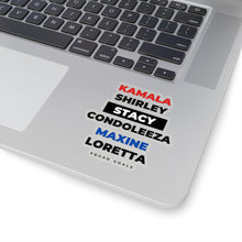 Load image into Gallery viewer, Squad Goals Kamala Harris, Stacy Abrams, Condoleeza Rice, Maxine Waters, Loretta Kiss-Cut Sticker
