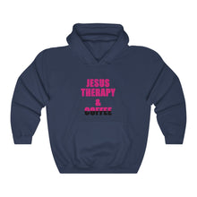 Load image into Gallery viewer, Jesus Therapy Coffee Hoodie