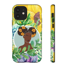 Load image into Gallery viewer, Black Girl Magic Phone Case| Iphone and Samsung Cell Phones | Gardener Phone Case | Black Girl Plants | Black Woman Phone Case
