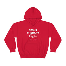 Load image into Gallery viewer, Jesus, Therapy, Coffee, Hoodie, Hooded Sweatshirt, Christian, Therapist, Proverbs 31, Unisex