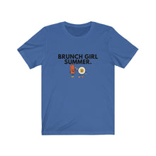 Load image into Gallery viewer, Brunch Girl Summer Bacon and Eggs Jersey Short Sleeve Tee