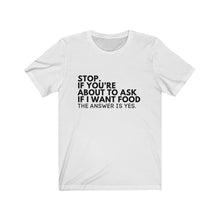 Load image into Gallery viewer, Foodie Jersey Short Sleeve Tee