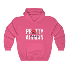Load image into Gallery viewer, Black and Educated Airman, Black Military Hoodie, Black Lives Matter, Proud Black Airman, Melanated and Educated