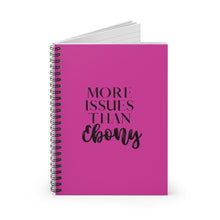 Load image into Gallery viewer, More Issues Than Ebony Spiral Notebook