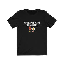 Load image into Gallery viewer, Brunch Girl Summer Bacon and Eggs Jersey Short Sleeve Tee