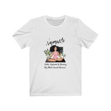 Load image into Gallery viewer, Namaste Minding My Business| Yoga | Black Girl Yogi | Melanin |Natural Hair Gift| Black Girl |Black Girl Magic | African American Tshirt |