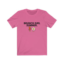 Load image into Gallery viewer, Brunch Girl Summer Bacon and Eggs Jersey Short Sleeve Tee