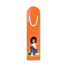 Load image into Gallery viewer, Black Girl Magic Bookmark | Natural Hair | Afro Sticker | Black Girls Read | Black Girl | Happy | Black Woman Bookmark