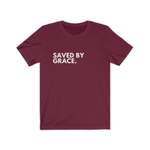 Load image into Gallery viewer, Saved by Grace Jersey Short Sleeve Tee