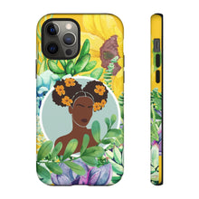Load image into Gallery viewer, Black Girl Magic Phone Case| Iphone and Samsung Cell Phones | Gardener Phone Case | Black Girl Plants | Black Woman Phone Case