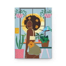 Load image into Gallery viewer, Grow Time | Black Girl Garden | Plants | Black Girl Gardener | Summer | Black Girl Magic Journal | Black Woman Gift | Hardcover Journal |