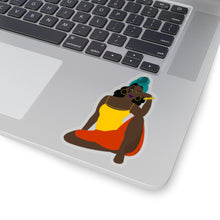 Load image into Gallery viewer, Natural Hair Sticker | Planner Sticker - Black Girl Magic - Head wrap - African American - Kiss cut Sticker - laptop decal - funny sticker