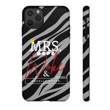 Load image into Gallery viewer, Signature Mrs. Dope Woke and Equally Yoked More Than a Mrs. Proverbs 31 Christian Wife Black Girl Magic Phone Case| Iphone and Samsung Cell Phone