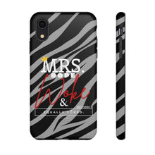 Load image into Gallery viewer, Signature Mrs. Dope Woke and Equally Yoked More Than a Mrs. Proverbs 31 Christian Wife Black Girl Magic Phone Case| Iphone and Samsung Cell Phone