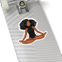 Load image into Gallery viewer, Black Yogi Yoga Meditation Ballerina Ballet Kiss-Cut Stickers