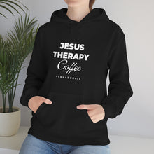 Load image into Gallery viewer, Jesus, Therapy, Coffee, Hoodie, Hooded Sweatshirt, Christian, Therapist, Proverbs 31, Unisex