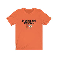 Load image into Gallery viewer, Brunch Girl Summer Bacon and Eggs Jersey Short Sleeve Tee