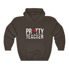 Load image into Gallery viewer, Black and Educated, Black Teacher Hooded Sweatshirt, Hoodie, Black Teachers Matter, Proud Black Teacher, Melanated and Edu