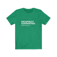 Load image into Gallery viewer, Prosperity Jeremiah 29:11 Christian Jersey Short Sleeve Tee