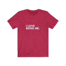 Load image into Gallery viewer, I Love Me Jersey Short Sleeve Tee