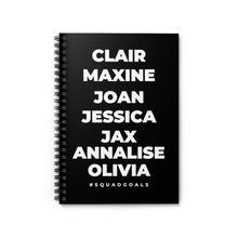 Load image into Gallery viewer, Black Women TV lawyers, Clair, Jax, Annalise, Joan, Maxine, Black Attorney, Spiral Notebook Ruled Line