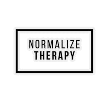 Load image into Gallery viewer, Normalize Therapy, Mental Health Matters Kiss-Cut Sticker