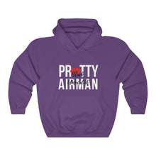 Load image into Gallery viewer, Black and Educated Airman, Black Military Hoodie, Black Lives Matter, Proud Black Airman, Melanated and Educated