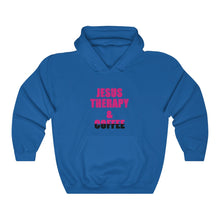 Load image into Gallery viewer, Jesus Therapy Coffee Hoodie