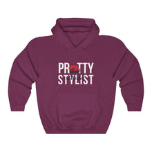 Load image into Gallery viewer, Black and Educated, Black Stylist Hooded Sweatshirt, Beauty Salon, Black Hairstylists Matter, Proud Black Beautician, Melanated