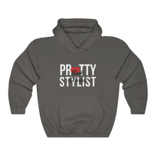 Load image into Gallery viewer, Black and Educated, Black Stylist Hooded Sweatshirt, Beauty Salon, Black Hairstylists Matter, Proud Black Beautician, Melanated