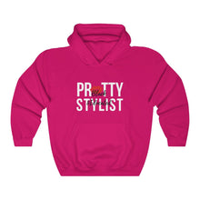 Load image into Gallery viewer, Black and Educated, Black Stylist Hooded Sweatshirt, Beauty Salon, Black Hairstylists Matter, Proud Black Beautician, Melanated