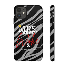 Load image into Gallery viewer, Signature Mrs. Dope Woke and Equally Yoked More Than a Mrs. Proverbs 31 Christian Wife Black Girl Magic Phone Case| Iphone and Samsung Cell Phone
