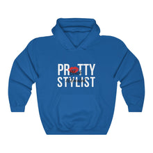 Load image into Gallery viewer, Black and Educated, Black Stylist Hooded Sweatshirt, Beauty Salon, Black Hairstylists Matter, Proud Black Beautician, Melanated
