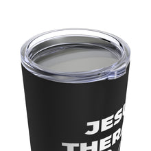 Load image into Gallery viewer, Black, Jesus, Therapy, Coffee, Travel Mug, Tumbler, Christian, Coffee Gift
