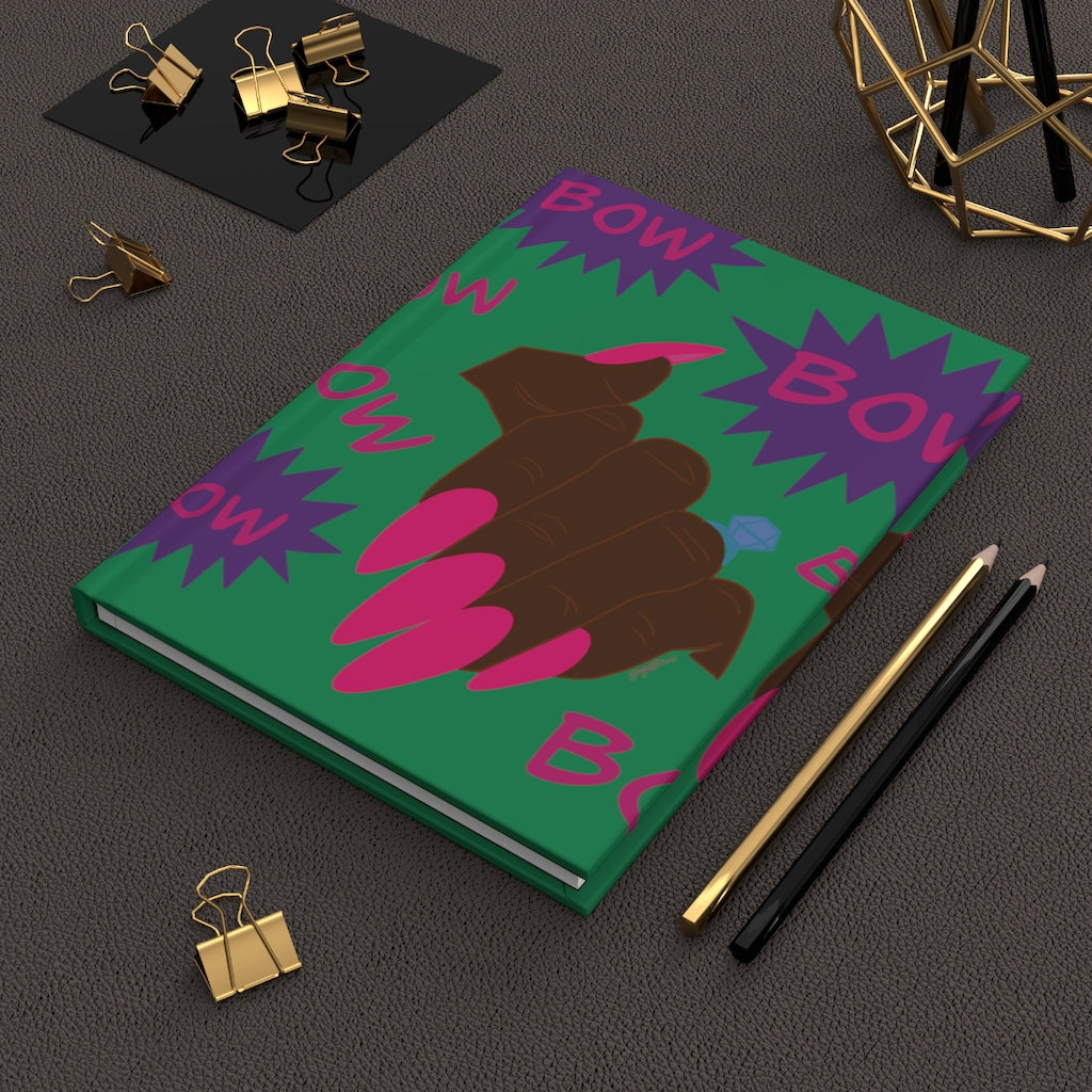 Black Girl Magic Journal | Positive Affirmation Journal | Nail Set | Nail Polish  | Black Girl | Hardcover Journal | Diary| Nail Tech