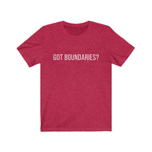 Load image into Gallery viewer, Got Boundaries Jersey Short Sleeve Tee
