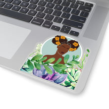 Load image into Gallery viewer, Black Girl Magic Melanin Floral Kiss-Cut Stickers
