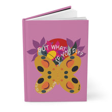 Load image into Gallery viewer, What if You Fly| Positive Affirmation Journal | Color Your Own Journal | Beacon | Black Girl | Hardcover Journal | Self-Love
